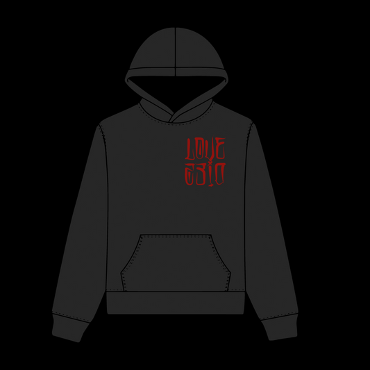 KREWLONLY X "LOVE DIES" PREMIUM GRAPHIC HOODIE