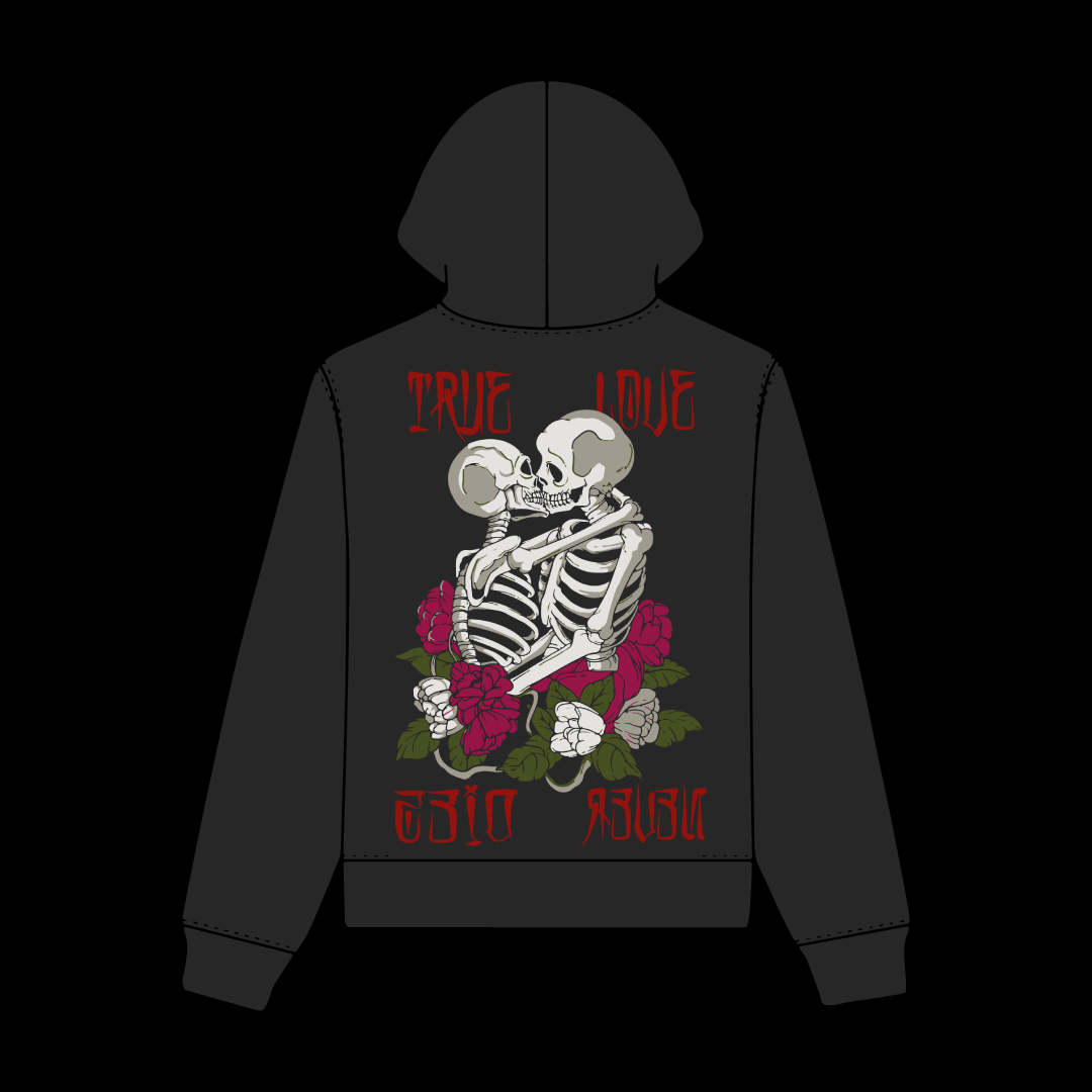 KREWLONLY X "LOVE DIES" PREMIUM GRAPHIC HOODIE