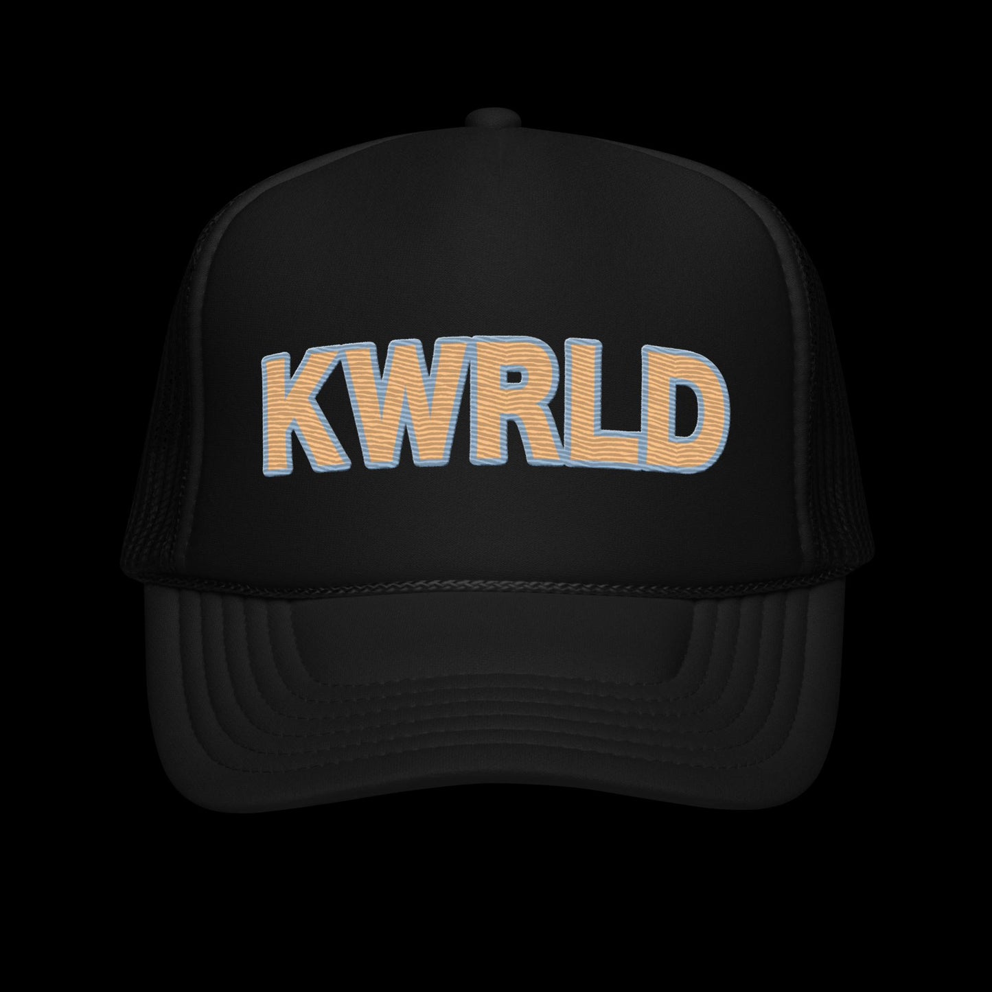 KWRLD X "PINKY, NO BRAIN" FOAM TRUCKER HAT