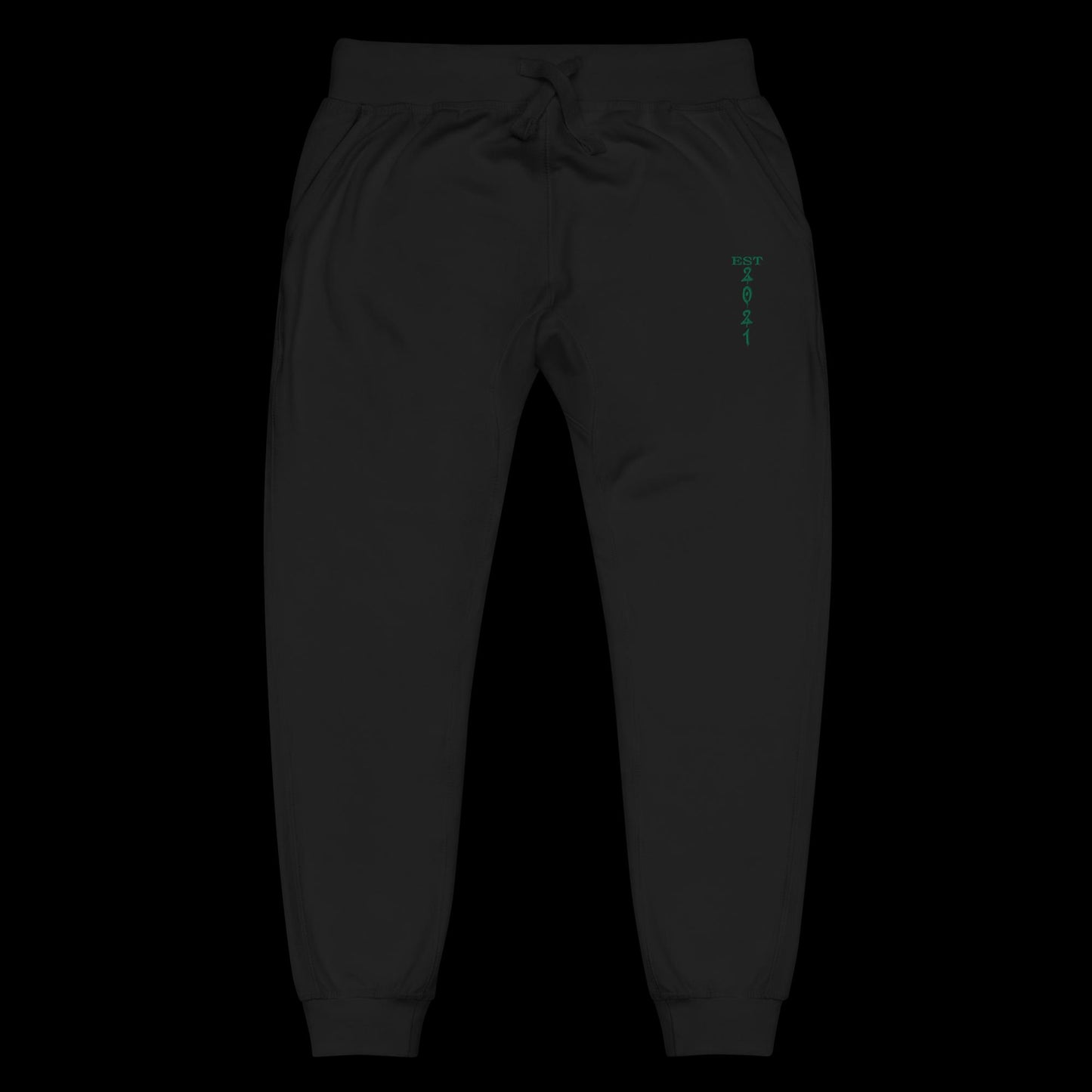 2021 X "KELLY GREEN" EMBROIDERED SWEATPANTS